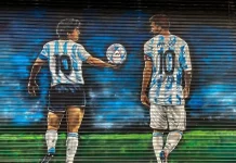 Messi y Maradona, los mejores futbolistas argentinos