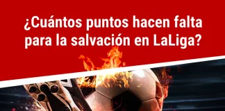 ¿Cuántos puntos hacen falta para la salvación en LaLiga?