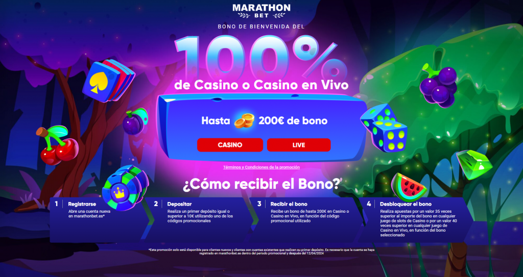 Bono Bienvenida Casino & Live Casino