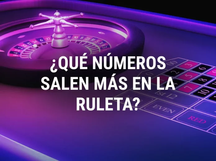 Números que más salen en la ruleta